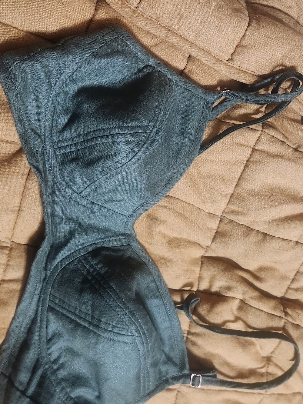 Everyday Structured Black Bra with Light Support